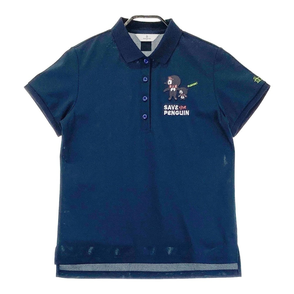 MUNSING WEAR 먼싱웨어 2022년 모델 반팔 폴로셔츠 와펜 네이비 계열 L
