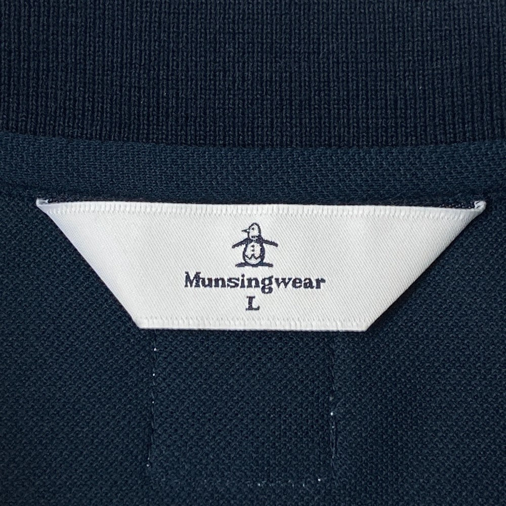 MUNSING WEAR 먼싱웨어 2022년 모델 반팔 폴로셔츠 와펜 네이비 계열 L
