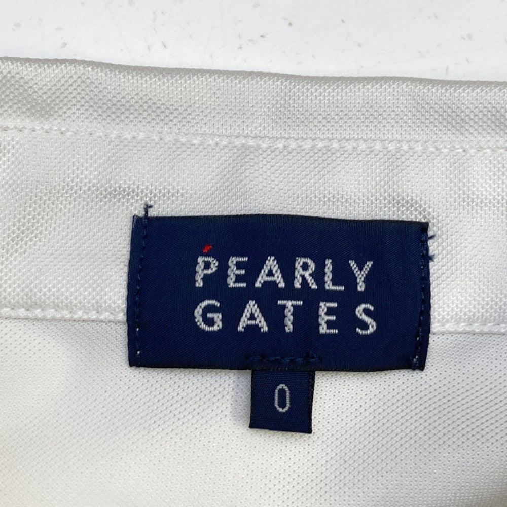 PEARLY GATES パーリーゲイツ 2024年モデル 半袖ポロシャツ  ホワイト系 0