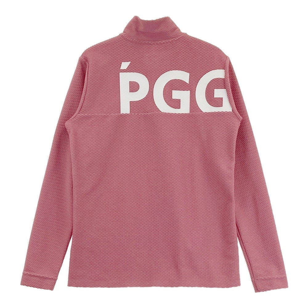 PGG PEARLY GATES 파리게이츠 2023년 모델 하프 집업 긴팔 티셔츠 핑크 계열 0