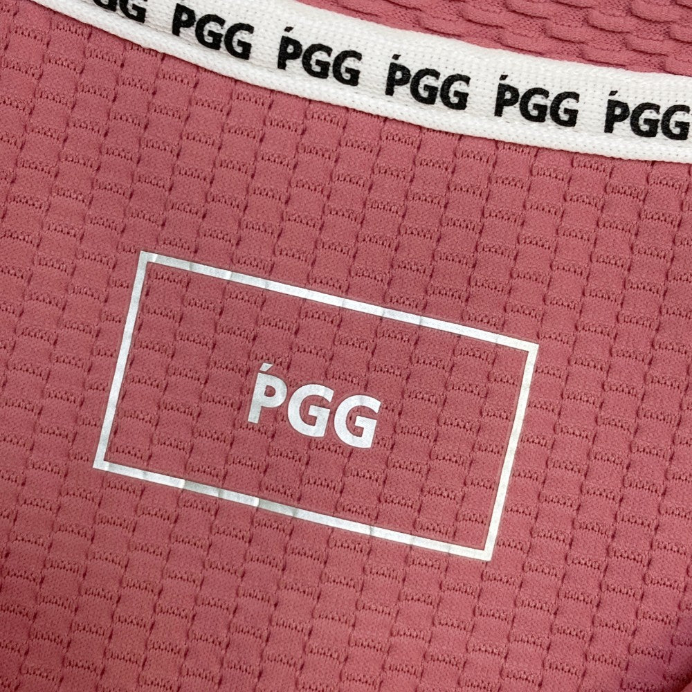 PGG PEARLY GATES 파리게이츠 2023년 모델 하프 집업 긴팔 티셔츠 핑크 계열 0