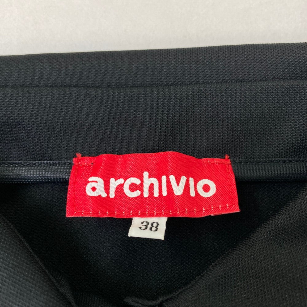 ARCHIVIO 알치비오 2023년 반팔 폴로 셔츠 블랙 계열 38