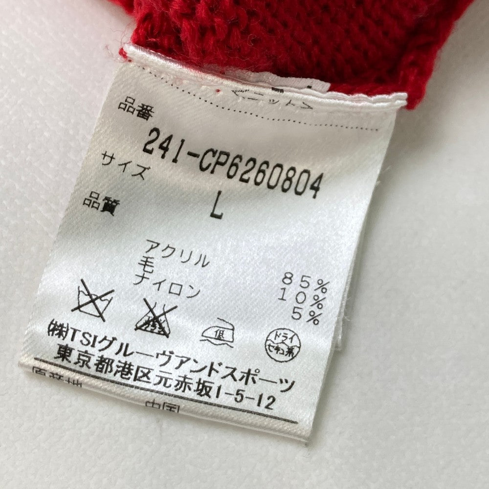 CALLAWAY キャロウェイ  ケーブル ニット セーター  レッド系 L