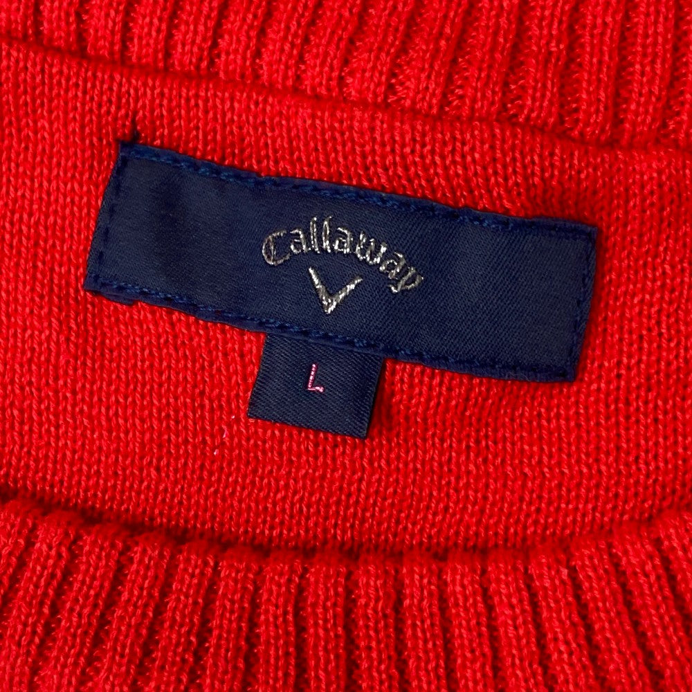 CALLAWAY キャロウェイ  ニット セーター  レッド系 L