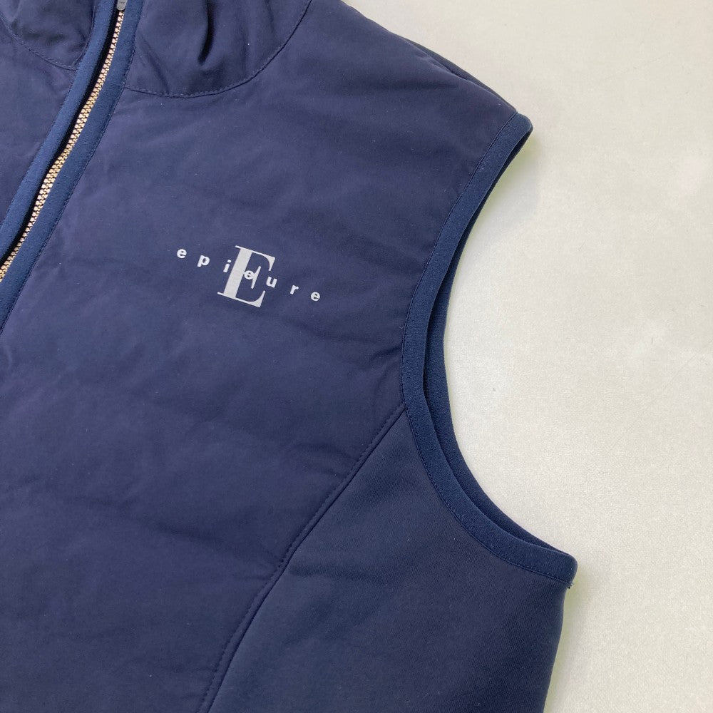 EPICURE 에피큐어  충전재 노슬리브 지퍼 원피스  네이비 계열 XL