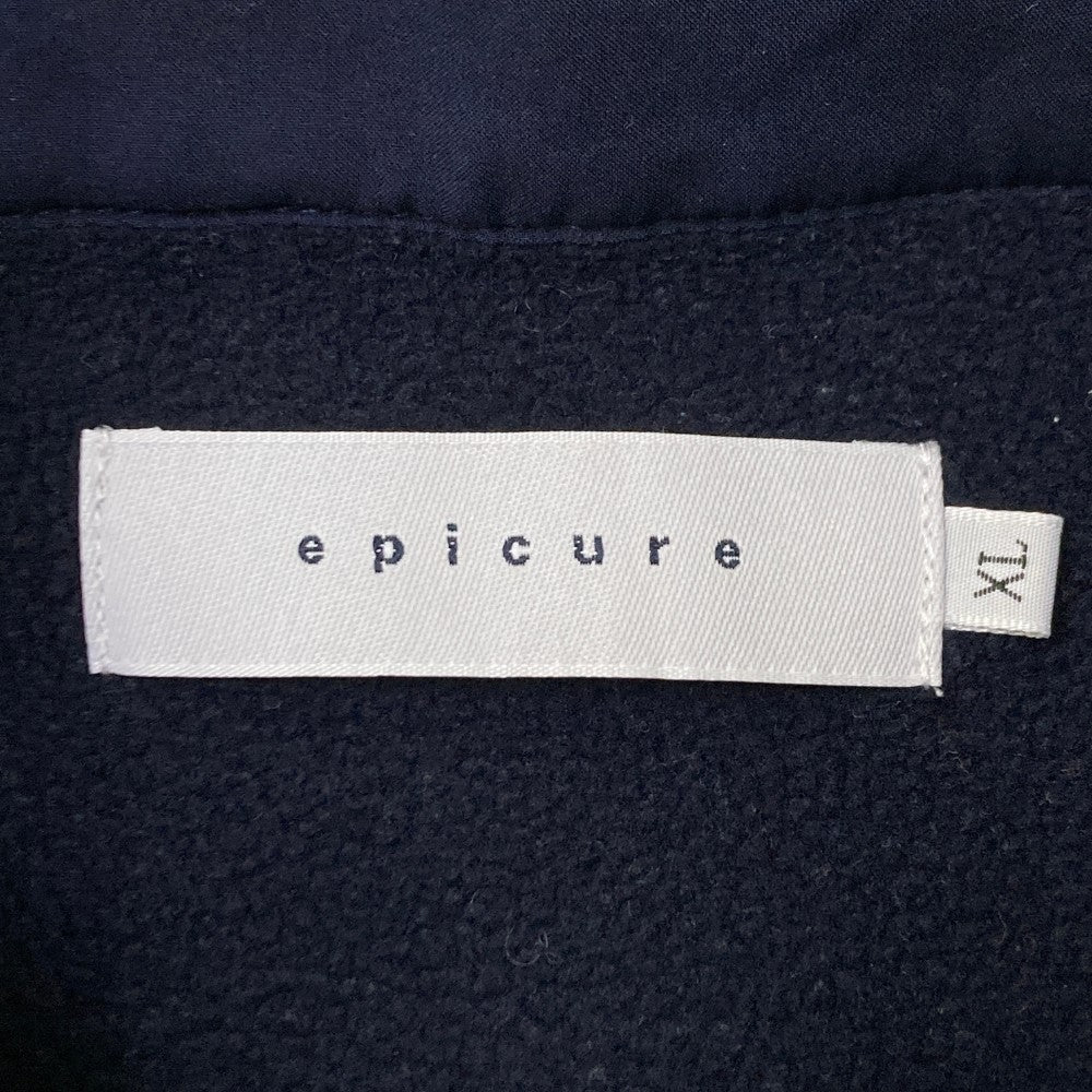 EPICURE 에피큐어  충전재 노슬리브 지퍼 원피스  네이비 계열 XL