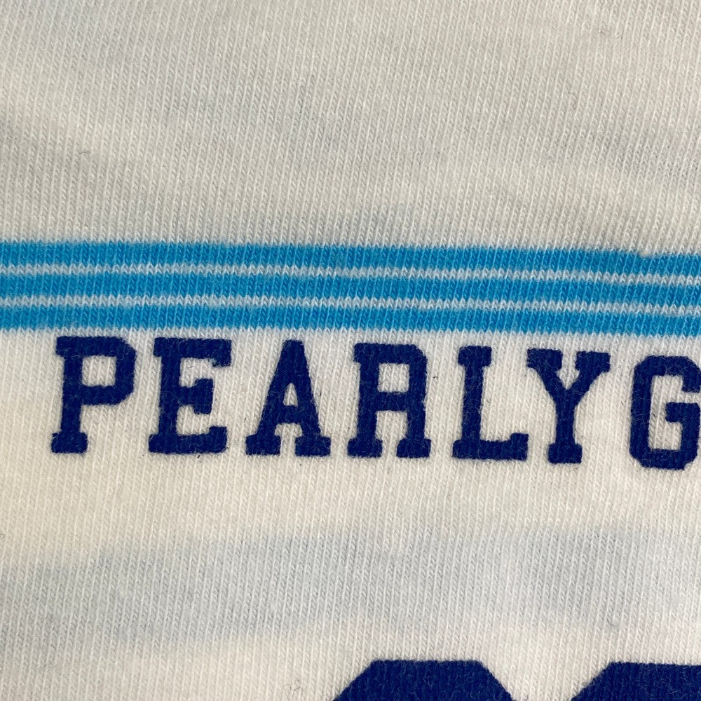 PEARLY GATES パーリーゲイツ  ハイネック 長袖Tシャツ ボーダー柄 ホワイト系 0