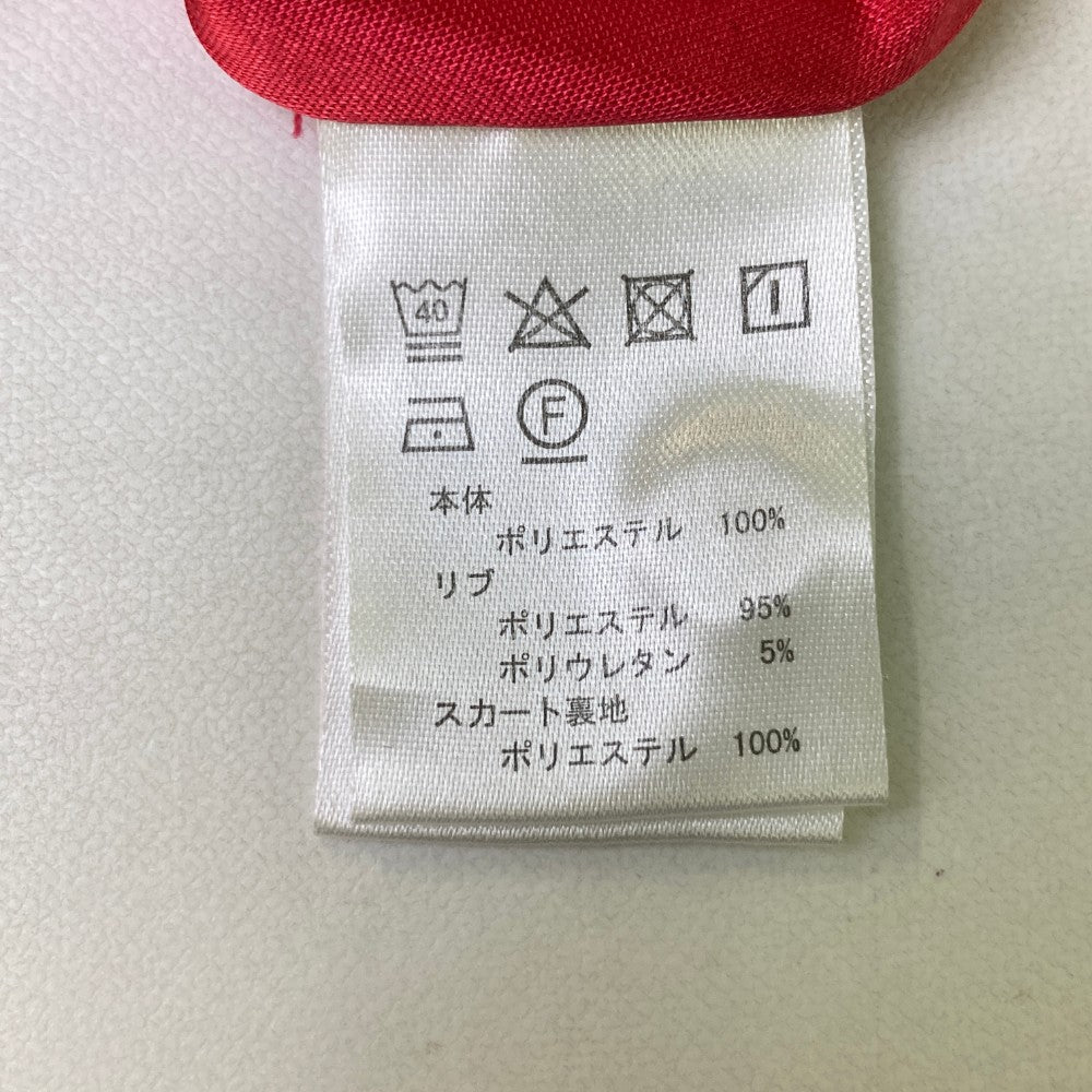 FILA GOLF フィラゴルフ  半袖ワンピース  レッド系 M