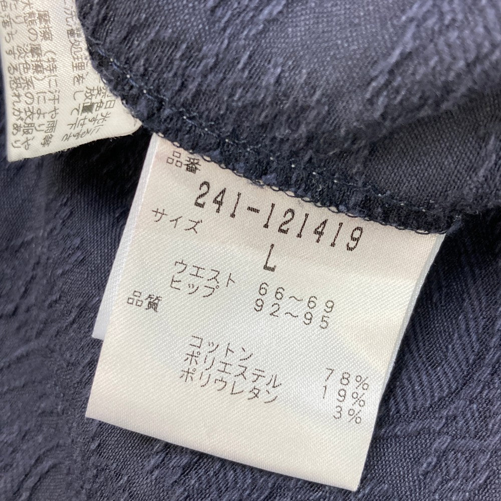 CALLAWAY キャロウェイ  ストレッチパンツ 総柄 ネイビー系 L