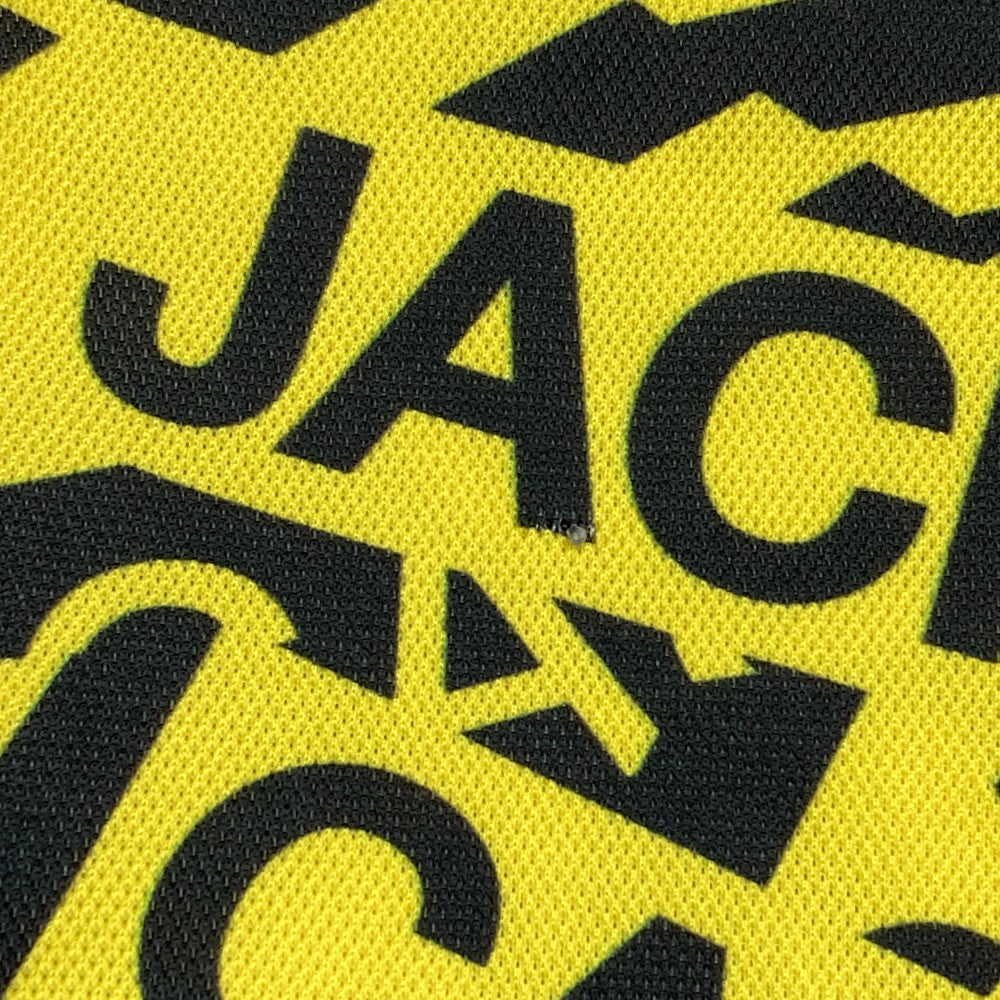 JACK BUNNY ジャックバニー  半袖ポロシャツ 総柄 イエロー系 1