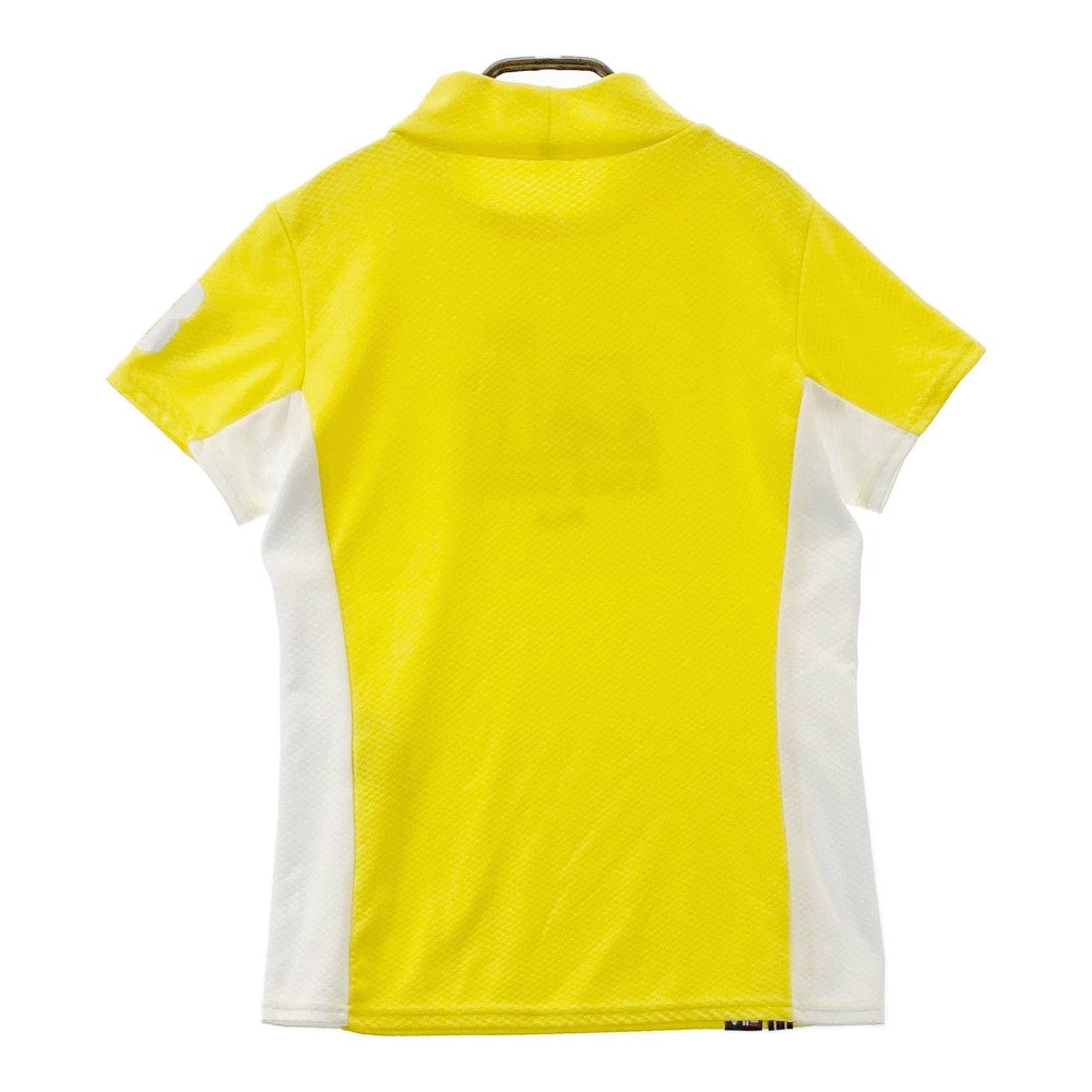 FILA GOLF フィラゴルフ  ハイネック 半袖Tシャツ  イエロー系 M