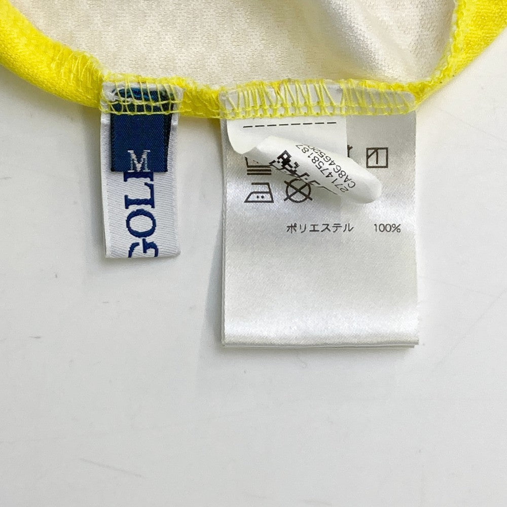 FILA GOLF フィラゴルフ  ハイネック 半袖Tシャツ  イエロー系 M