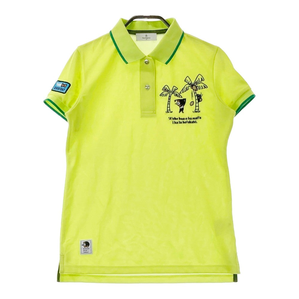 MUNSING WEAR マンシングウェア MGWNGA11 半袖ポロシャツ  イエロー系 M