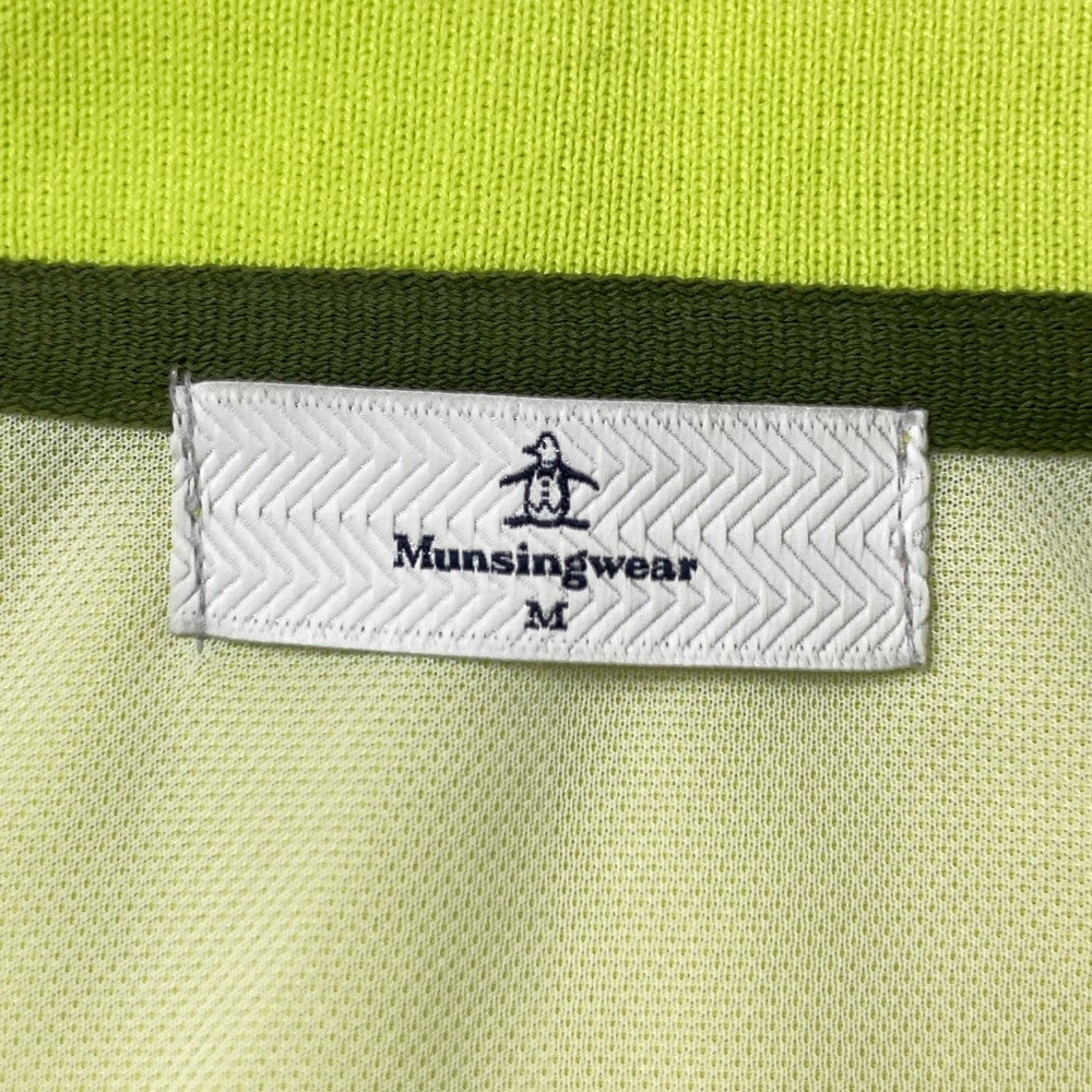 MUNSING WEAR マンシングウェア MGWNGA11 半袖ポロシャツ  イエロー系 M