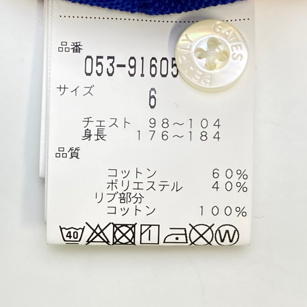 PEARLY GATES パーリーゲイツ  半袖ポロシャツ ボーダー柄 レッド系 6