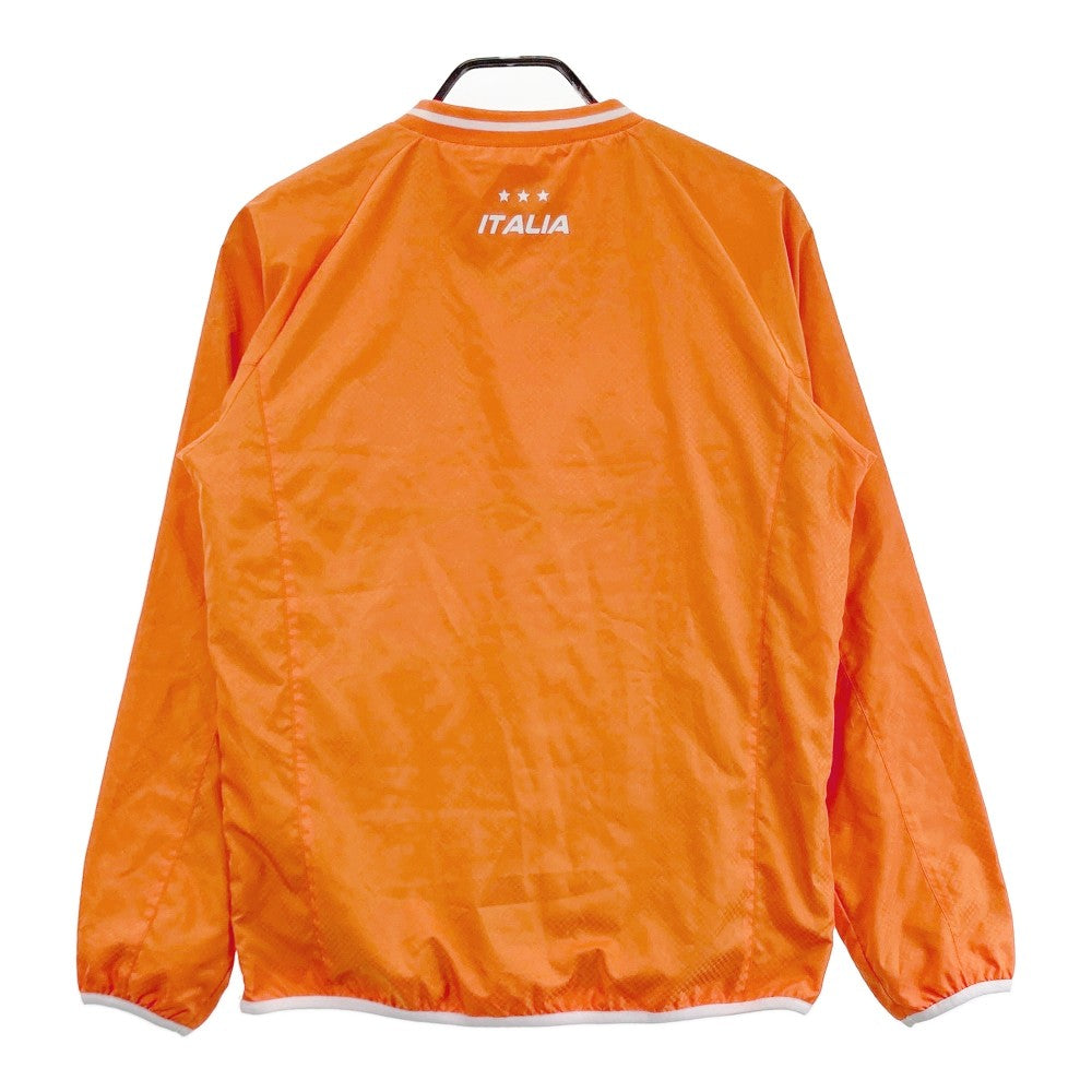 KAPPA GOLF カッパゴルフ  裏メッシュ ナイロンブルゾン 総柄 オレンジ系 M