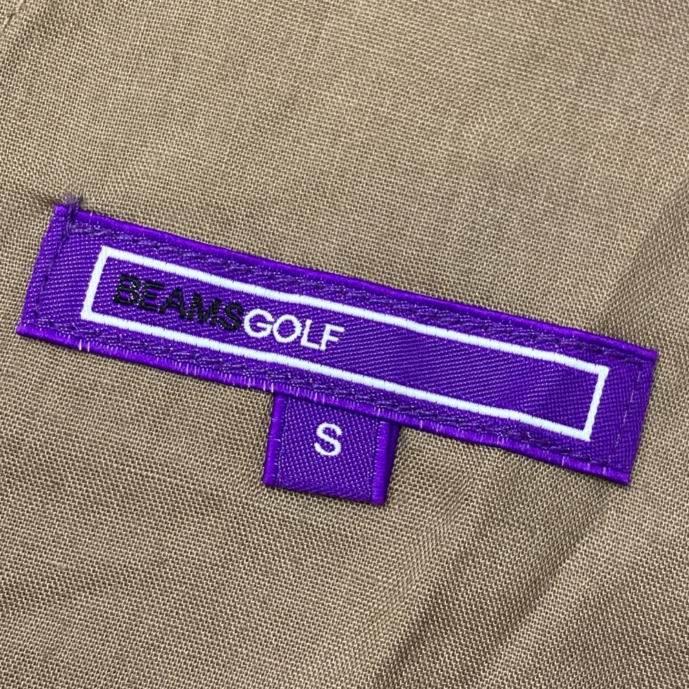 BEAMS GOLF 빔스골프 테이퍼드 팬츠 총패턴 베이지계열 S