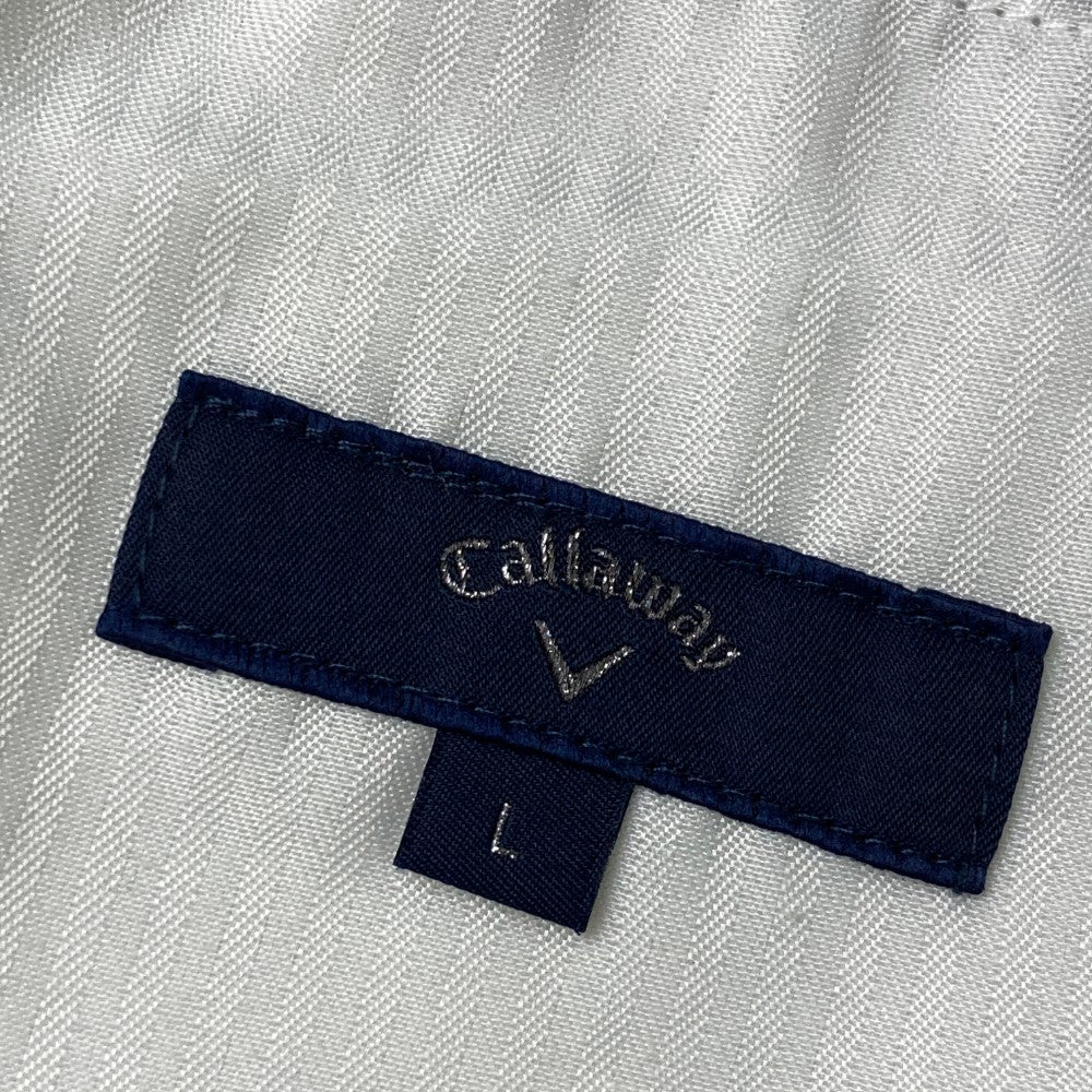CALLAWAY キャロウェイ  ストレッチ パンツ グレンチェック柄 ホワイト系 L