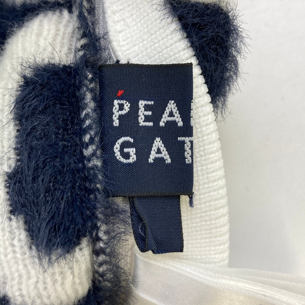 PEARLY GATES パーリーゲイツ ; 2023年モデル ジャガード ニットスカート 総柄 ホワイト系 0