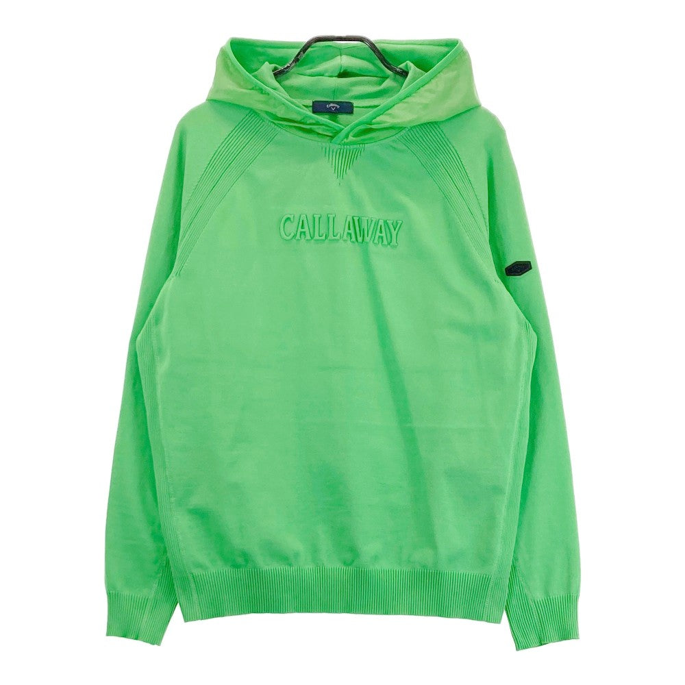 CALLAWAY 캘러웨이 2023년 모델 풀오버 니트 후드티 그린 계열 LL