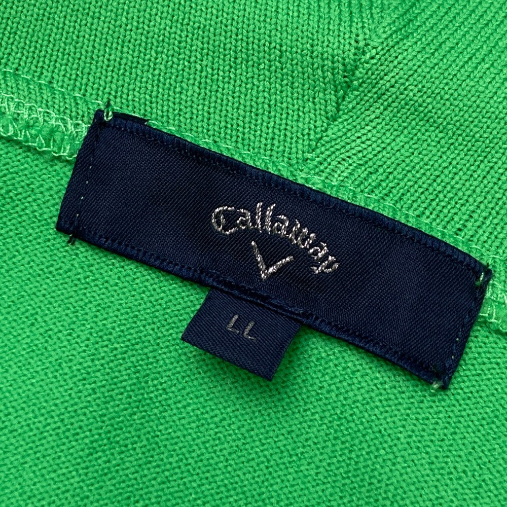 CALLAWAY 캘러웨이 2023년 모델 풀오버 니트 후드티 그린 계열 LL