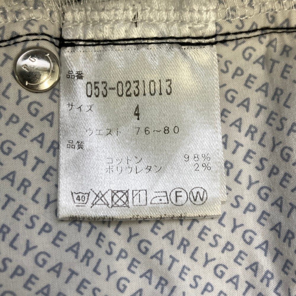 PEARLY GATES パーリーゲイツ  パンツ グレンチェック柄 ブラック系 4