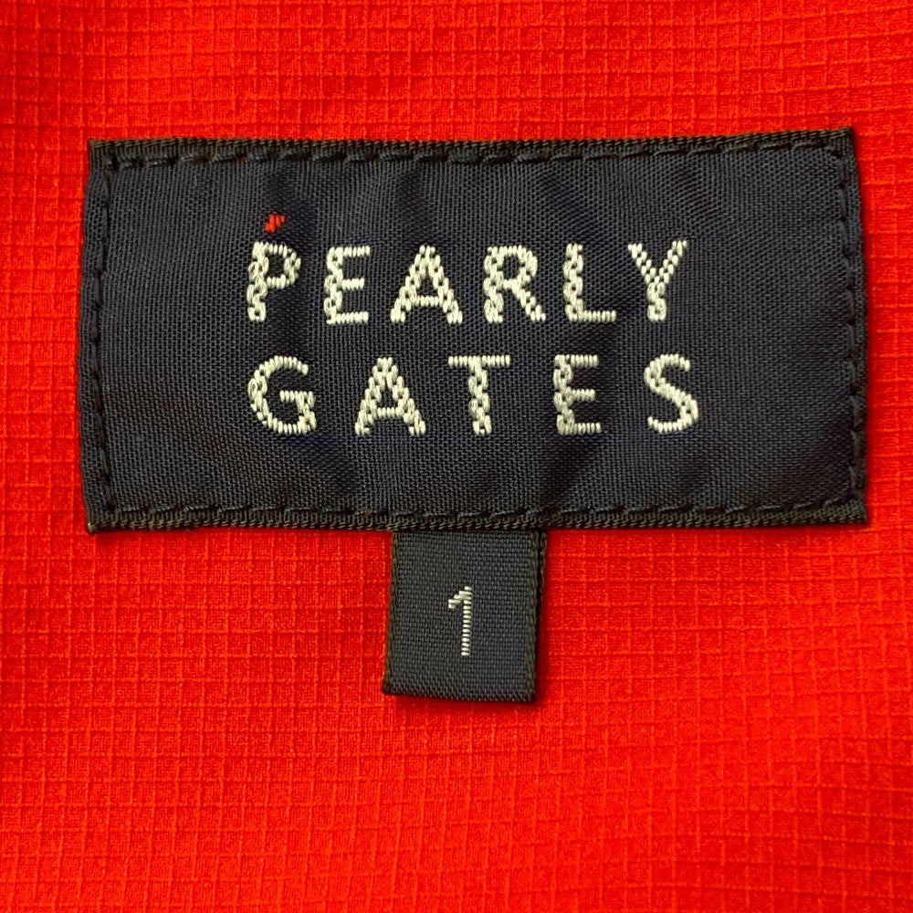 PEARLY GATES パーリーゲイツ  MOVE FIT メッシュ切替 ロングパンツ  レッド系 1