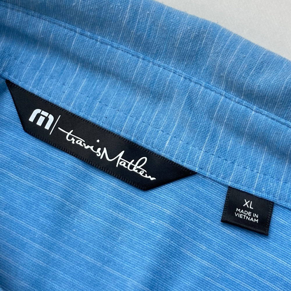 TRAVIS MATHEW 트래비스매튜 반팔 폴로셔츠 블루계열 XL
