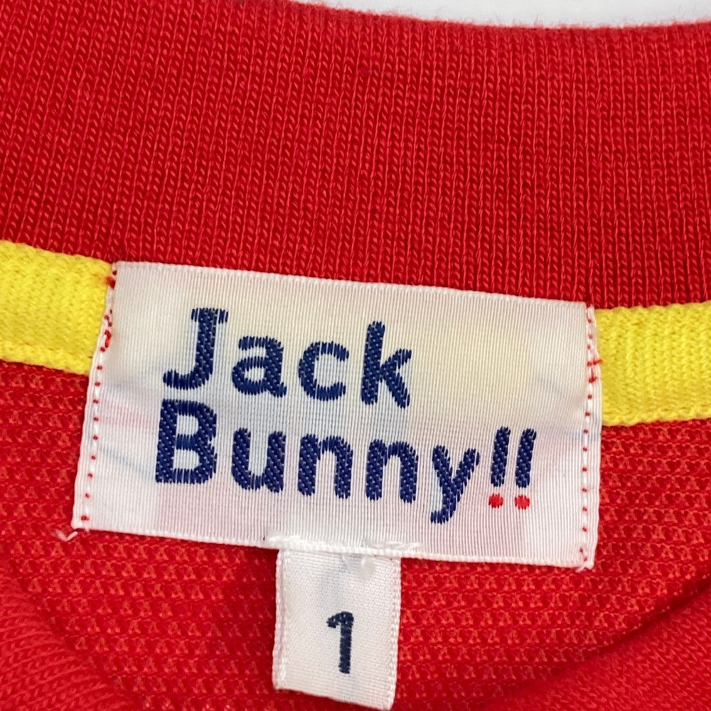 JACK BUNNY ジャックバニー  半袖ポロシャツ  レッド系 1