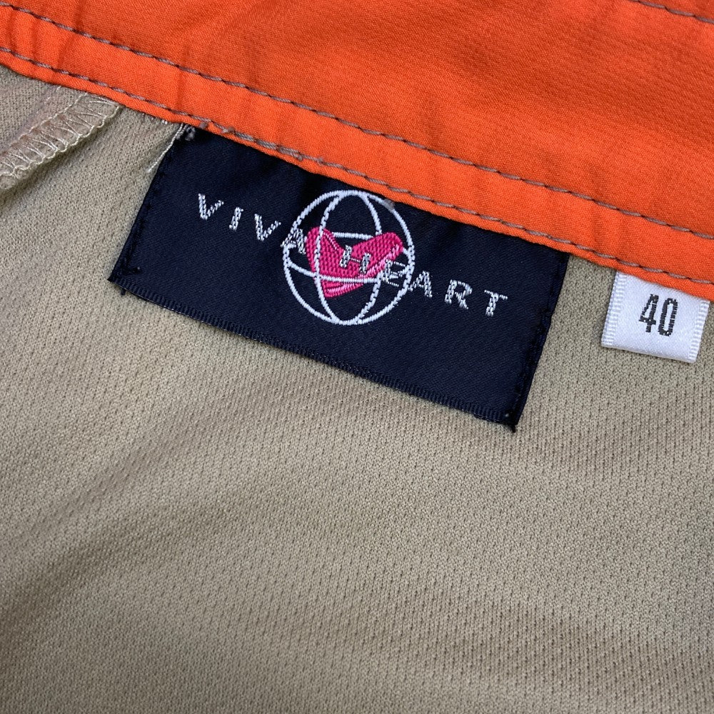 VIVA HEART ビバハート  インナー付 スカート 総柄 ベージュ系 40
