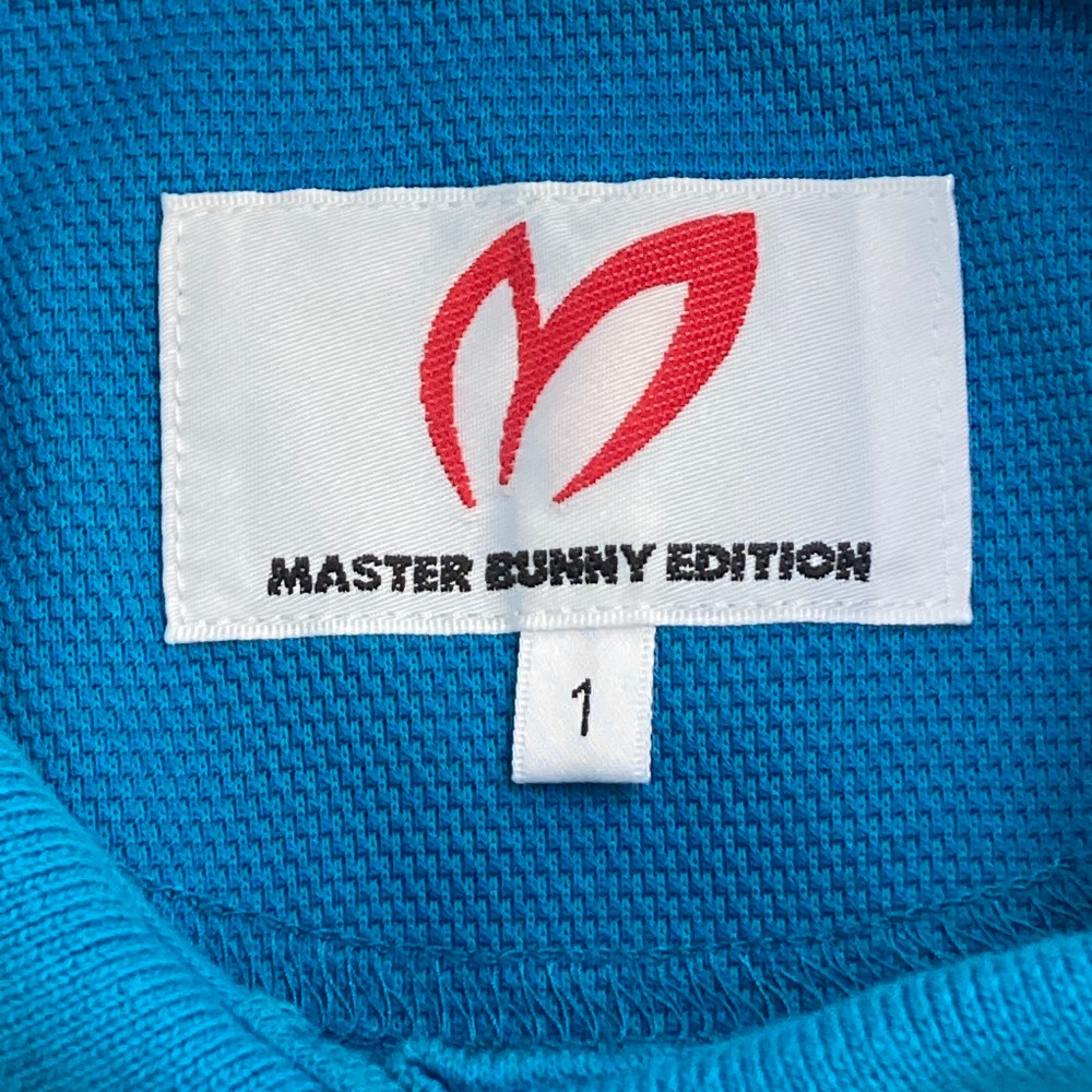 MASTER BUNNY EDITION マスターバニーエディション  ノースリーブポロシャツ  ブルー系 1