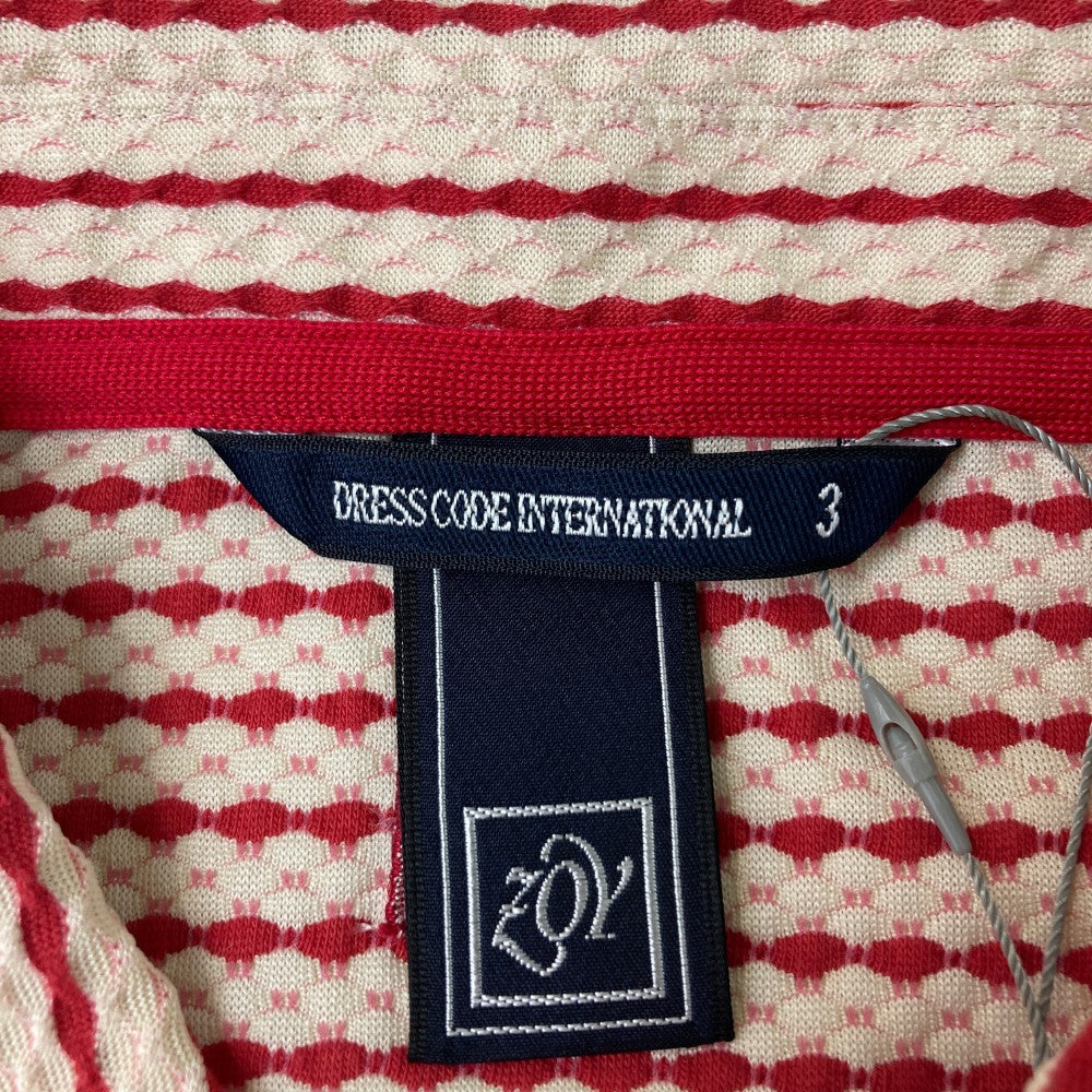ZOY ゾーイ 71482023 半袖ポロシャツ ボーダー ベージュ系 3
