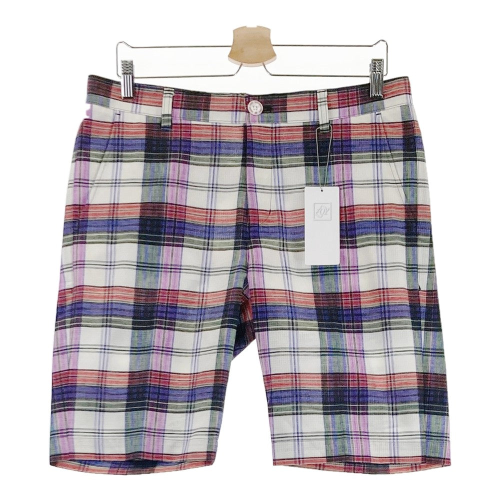 ZOY ゾーイ 71482430 ハーフパンツ チェック ネイビー系 82
