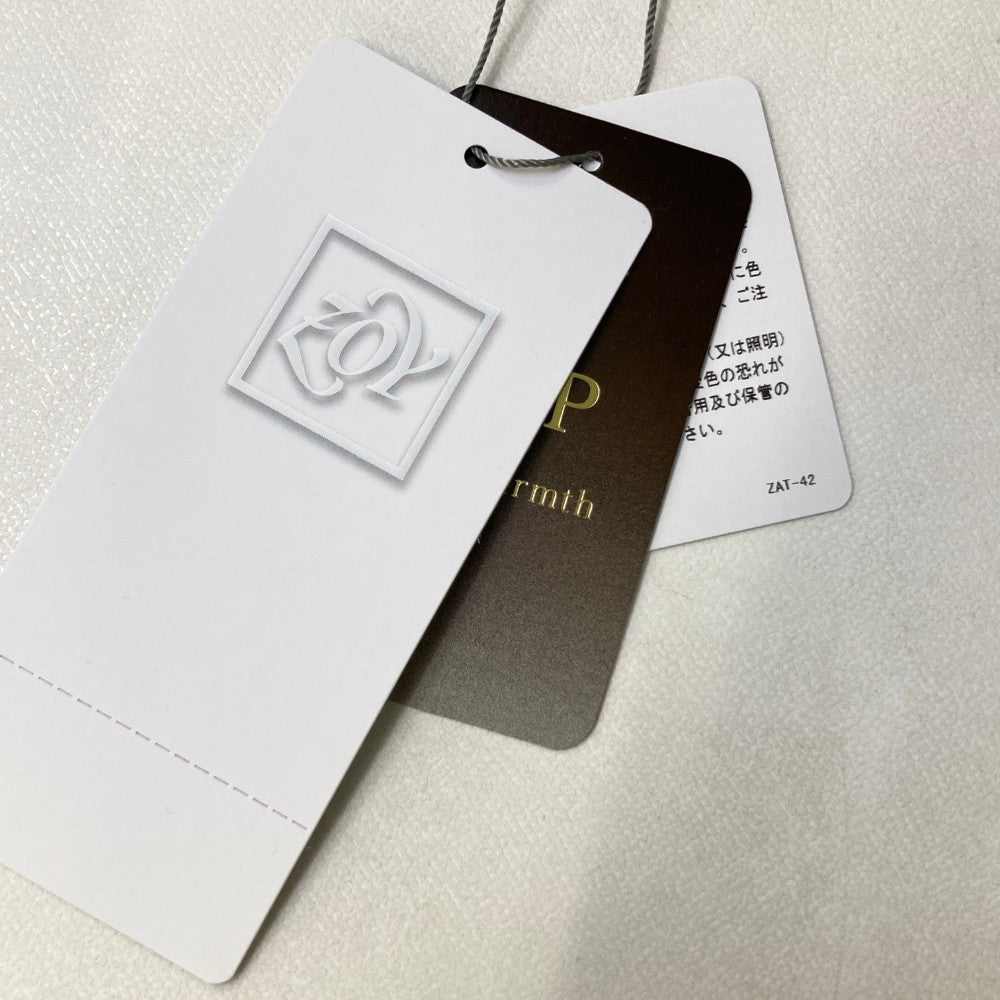 ZOY ゾーイ 071644025 2024年 長袖ハイネックTシャツ ボーダー ベージュ系 40
