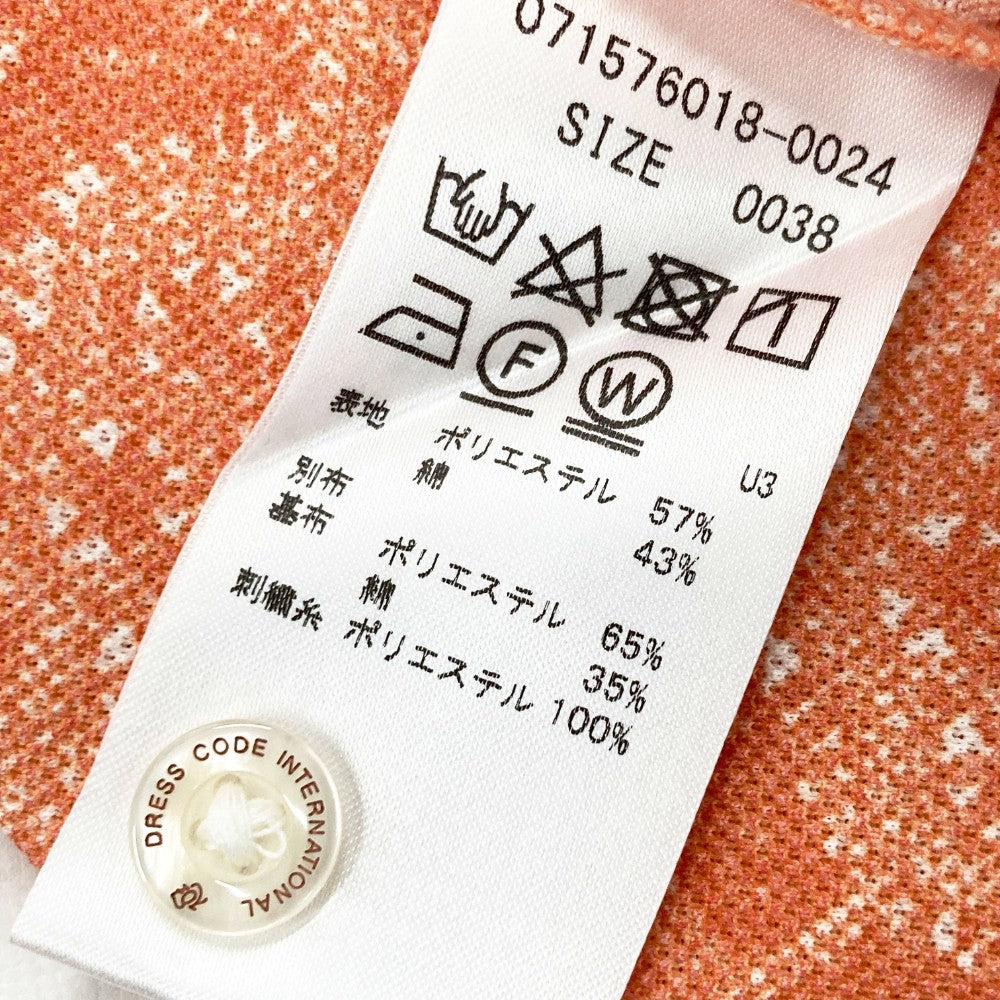 ZOY ゾーイ 71576018 半袖ポロシャツ  オレンジ系 38