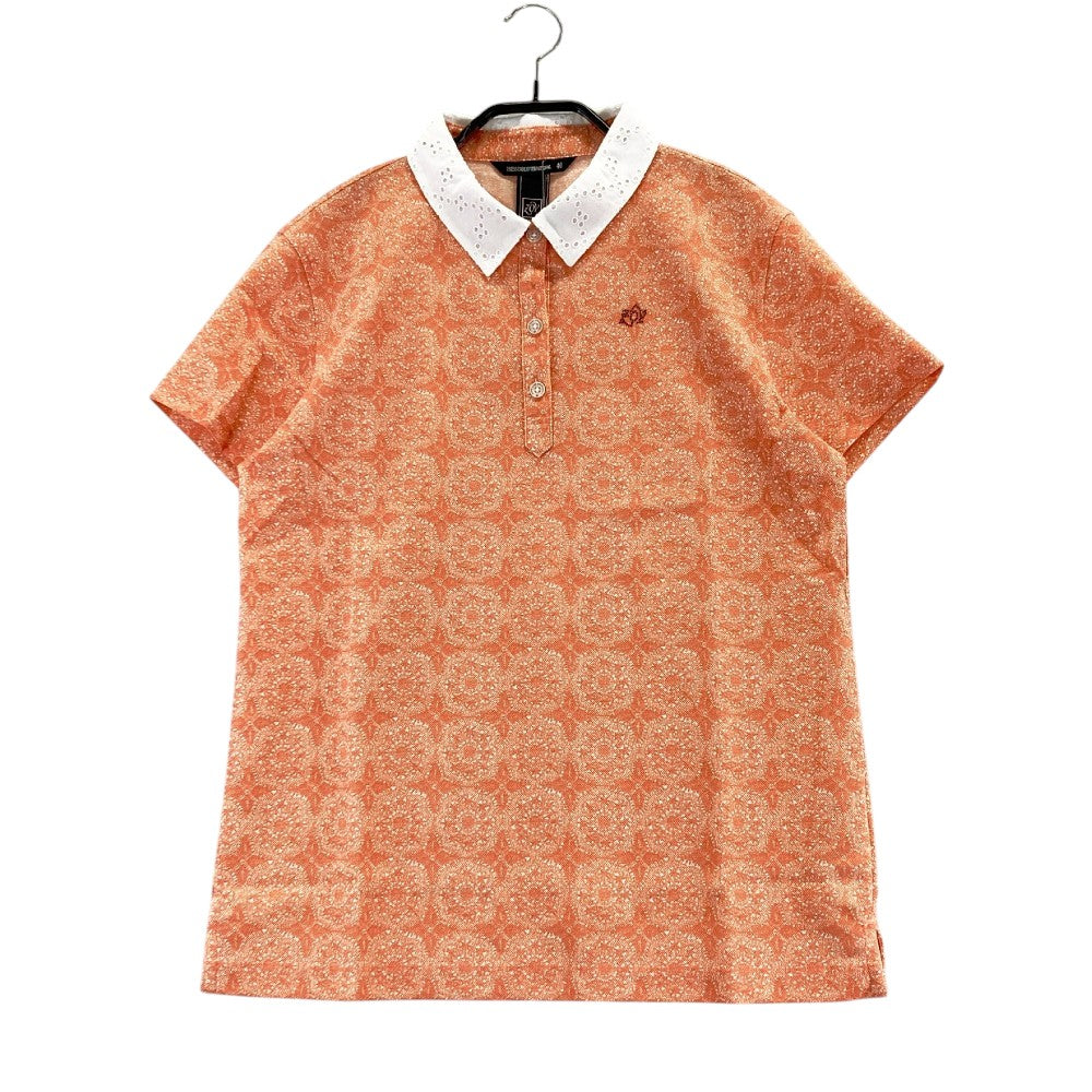 ZOY ゾーイ 71576018 半袖ポロシャツ  オレンジ系 40