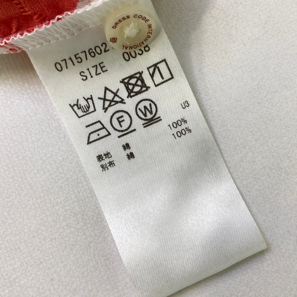 ZOY ゾーイ 71576027 ノースリーブポロシャツ ボーダー ピンク系 38