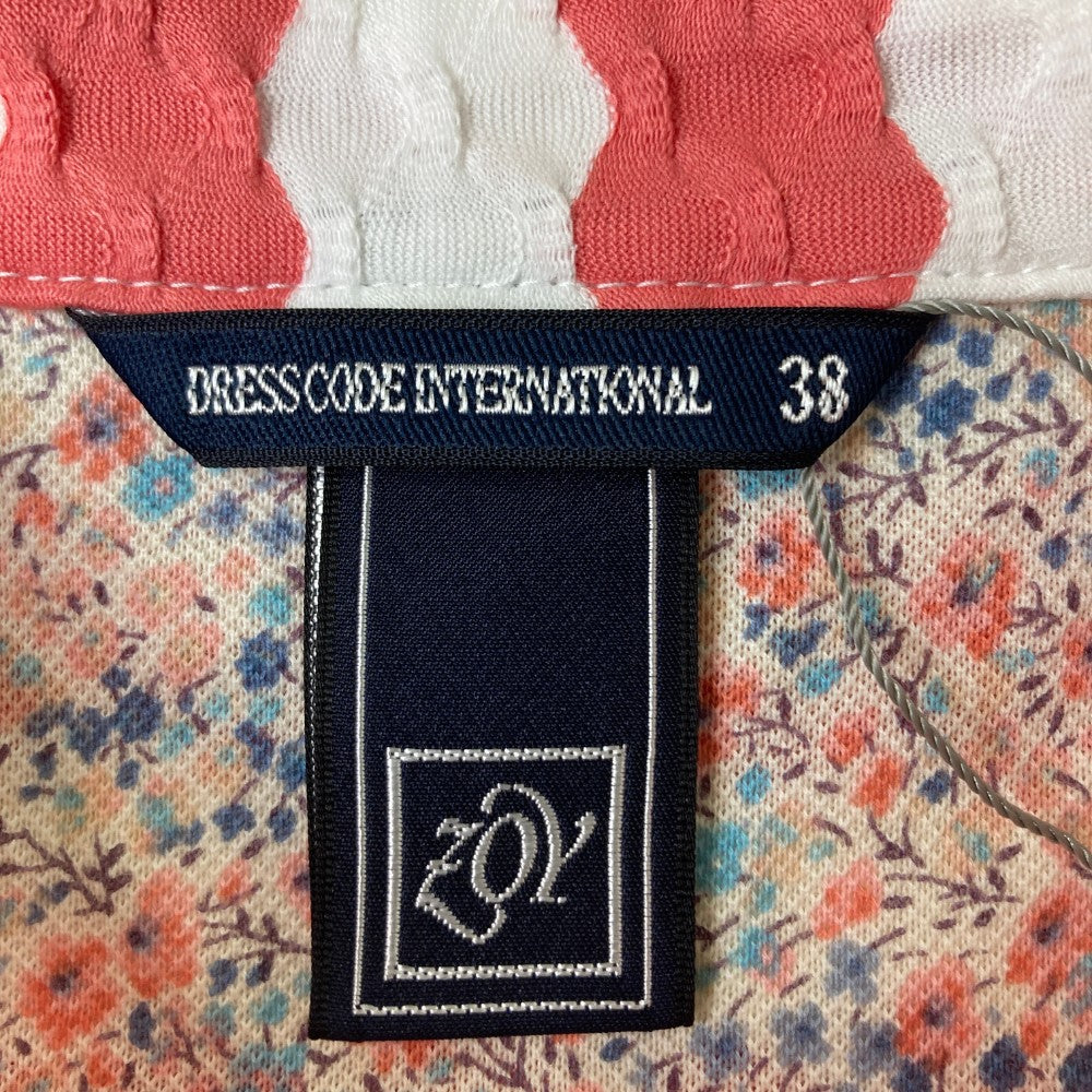 ZOY ゾーイ 71576051 半袖ポロシャツ ボーダー ピンク系 38