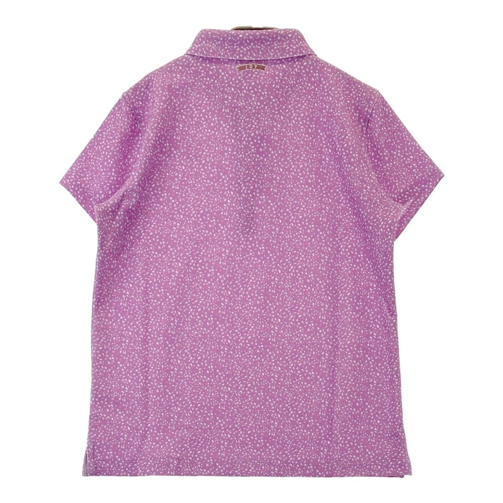 ZOY ゾーイ 71578053 半袖ポロシャツ 総柄 パープル系 40