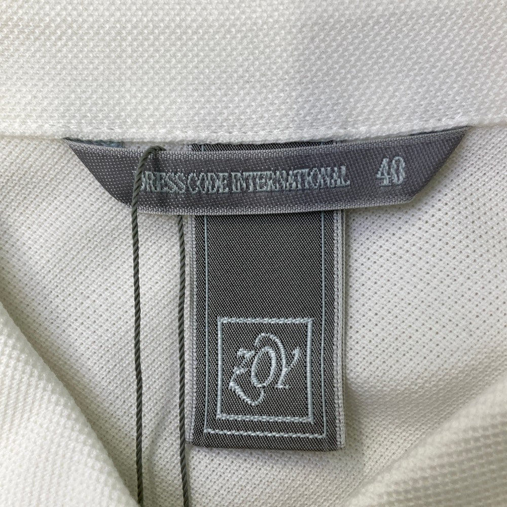 ZOY ゾーイ 71719067 半袖ポロシャツ  ホワイト系 40
