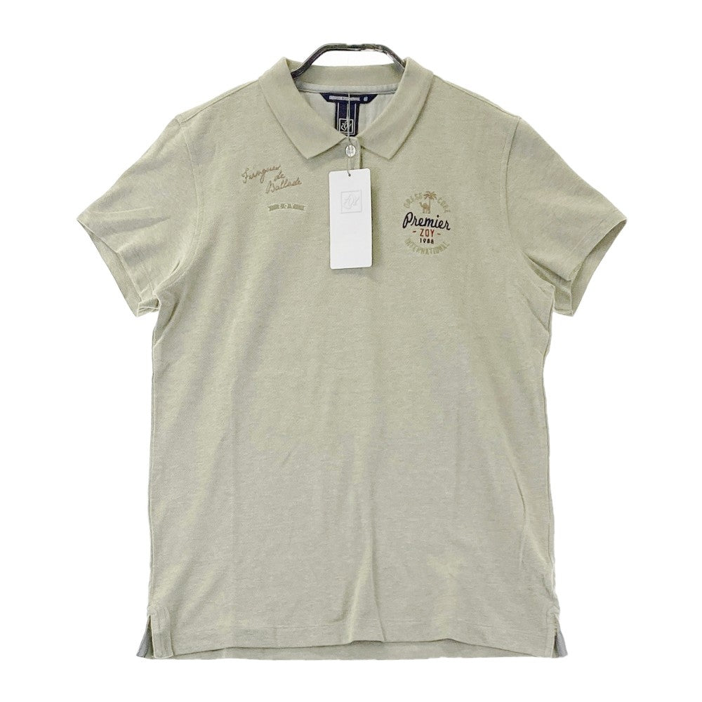 ZOY ゾーイ 71576030 半袖ポロシャツ  カーキ系 40