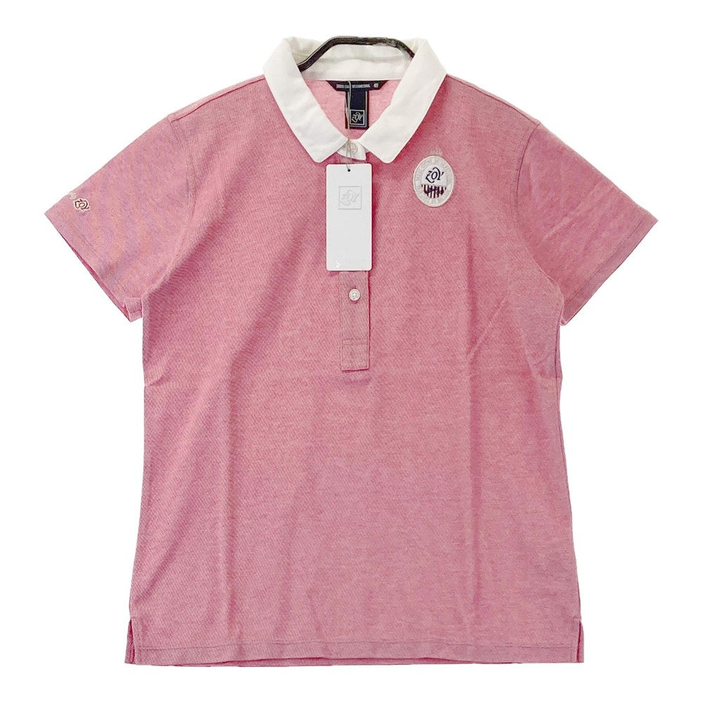 ZOY ゾーイ 46015 半袖ポロシャツ  レッド系 40