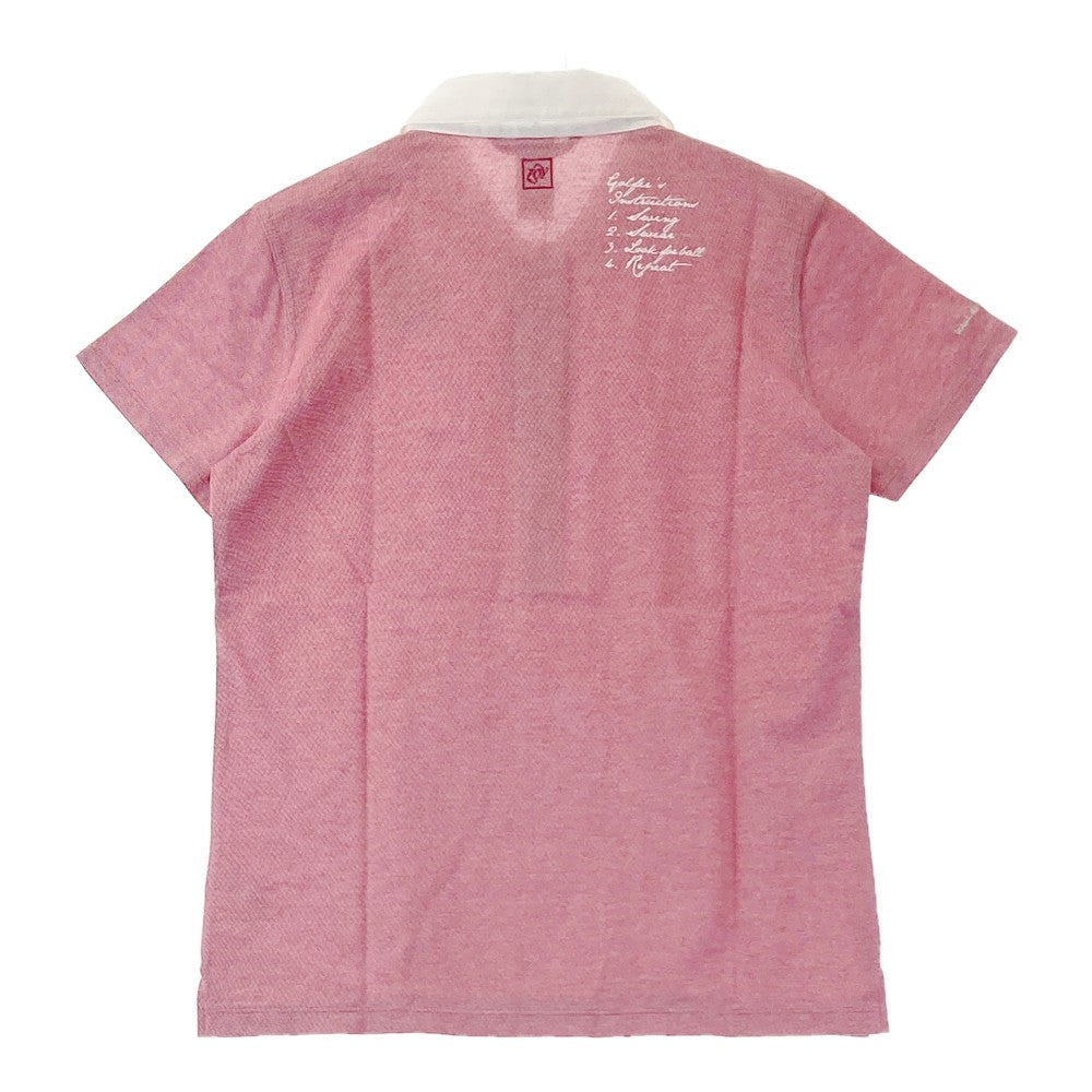 ZOY ゾーイ 46015 半袖ポロシャツ  レッド系 40