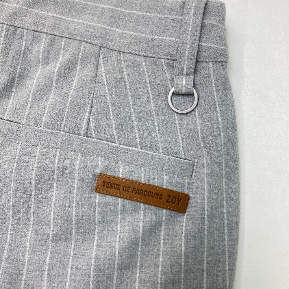 ZOY ゾーイ 071644407 2024年 パンツ ストライプ グレー系 38