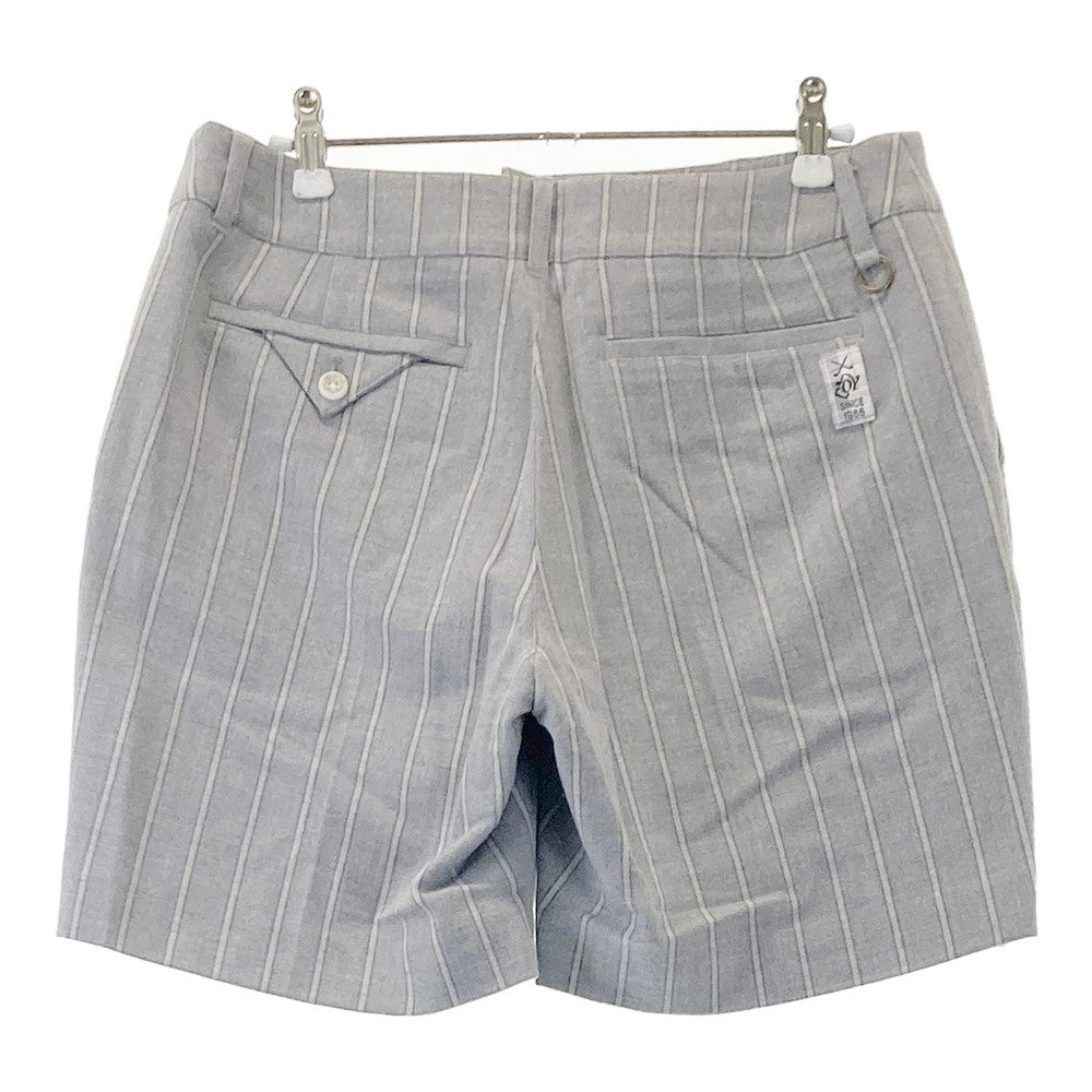 ZOY ゾーイ 71684412 ショートパンツ ストライプ グレー系 40