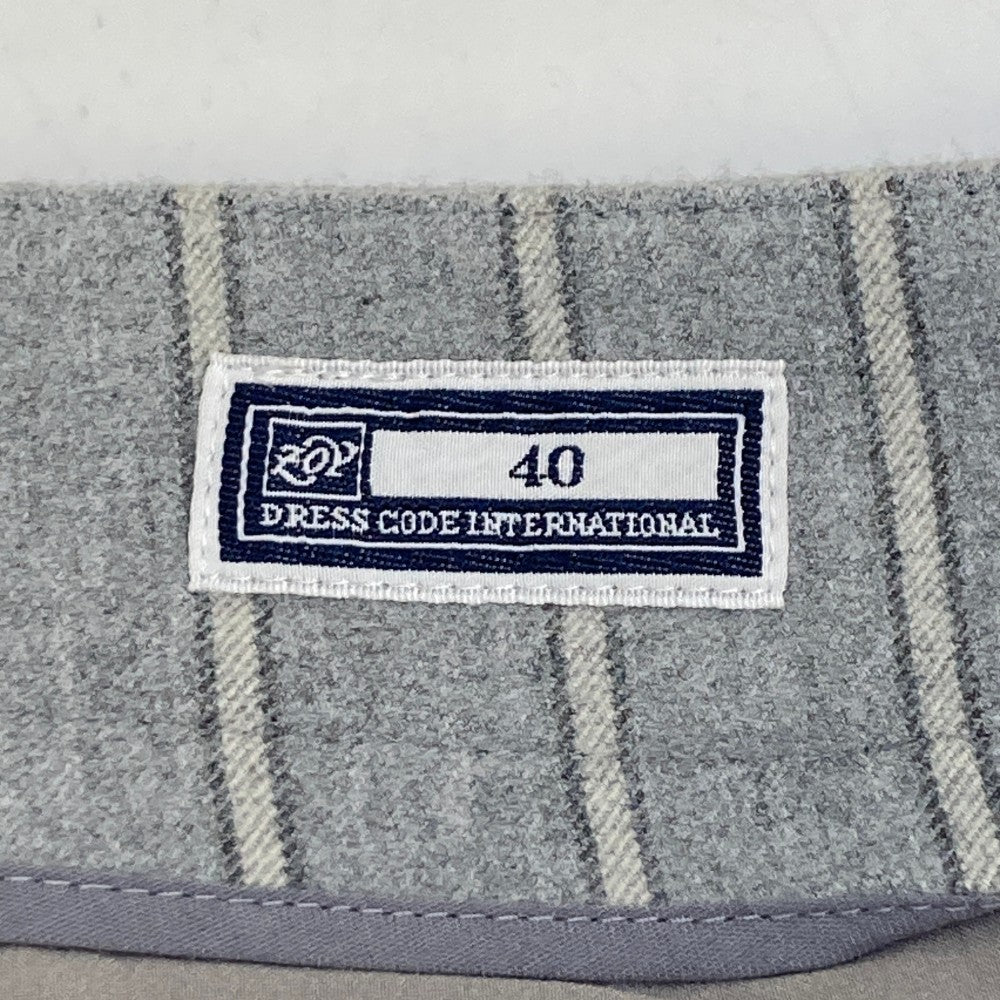 ZOY ゾーイ 71684412 ショートパンツ ストライプ グレー系 40