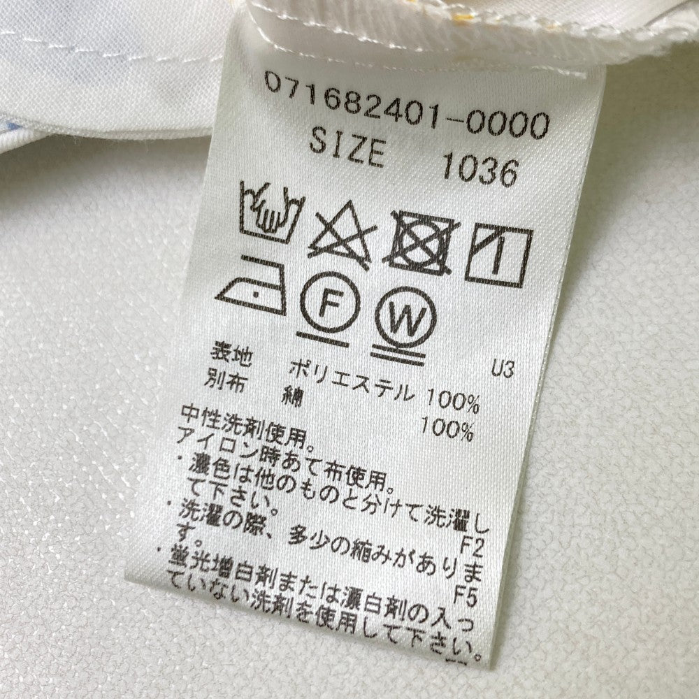 ZOY ゾーイ 71682401 ショートパンツ 総柄 ホワイト系 36