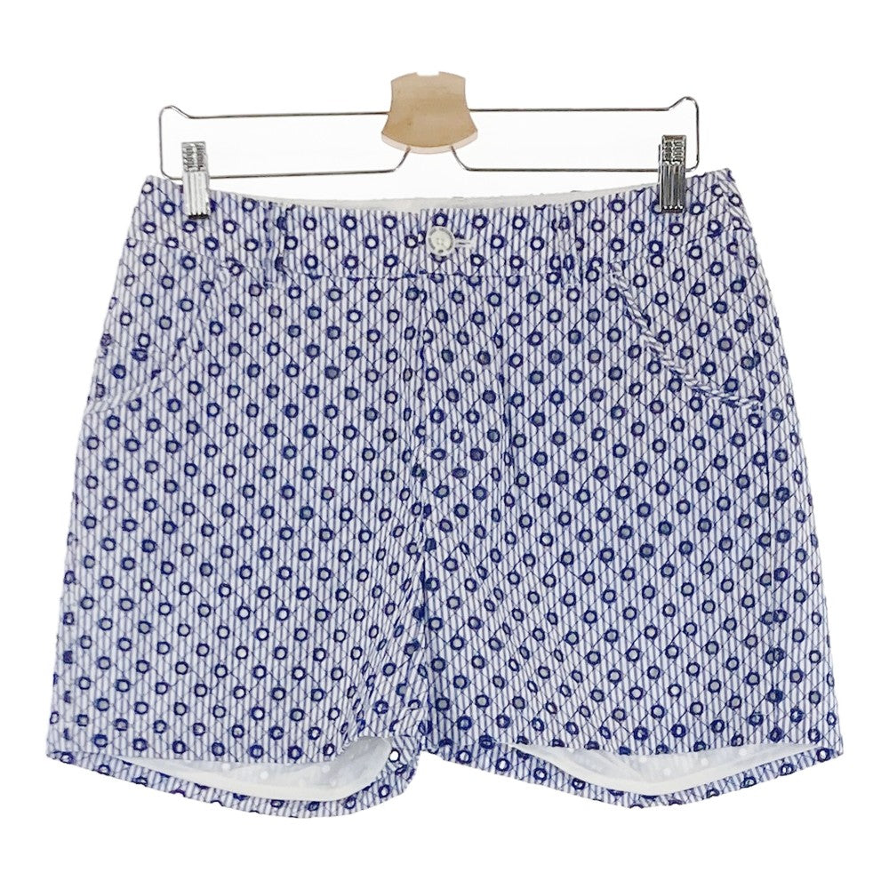 ZOY ゾーイ 46412 ショートパンツ ストライプ ネイビー系 40