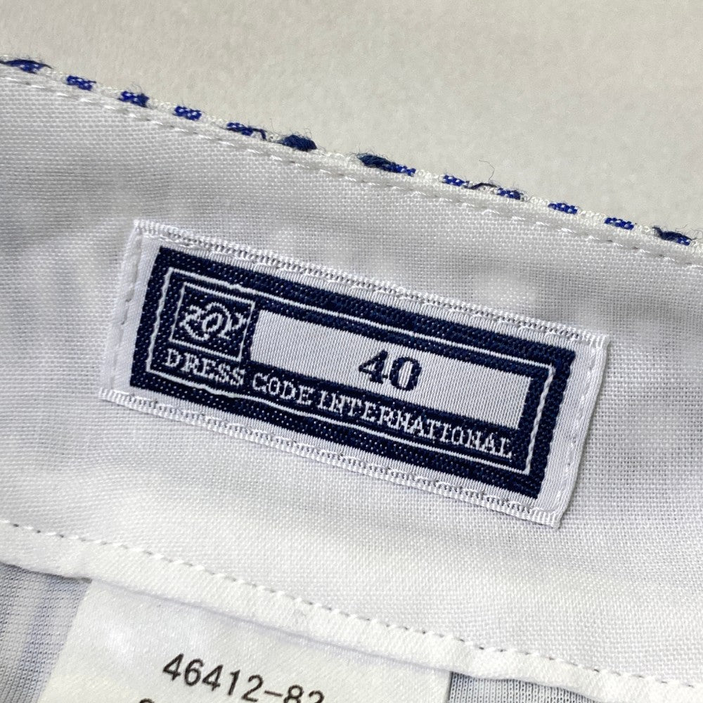 ZOY ゾーイ 46412 ショートパンツ ストライプ ネイビー系 40