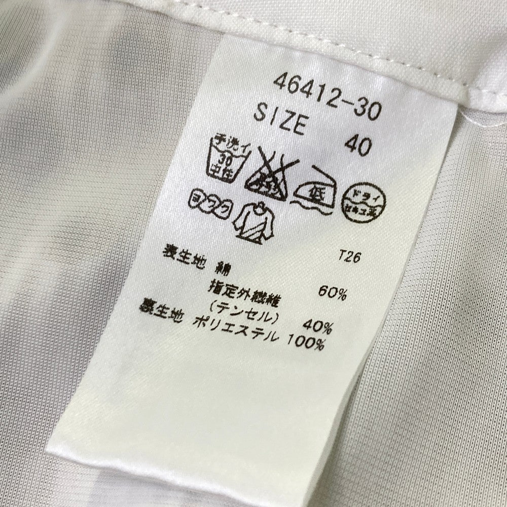ZOY ゾーイ 46412 ショートパンツ ストライプ ベージュ系 40